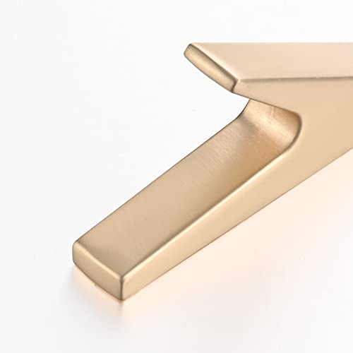 5 Pack Coat Hook,Wall Hooks,Coat Hooks Wall Mount, Metal Wall Hooks Holder for Hanging Clothes, Hats, Bags, Towels, Keys - color: Gold