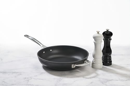 Le Creuset Salt and Pepper Mill Set, 8" x 2 1/2" each, Black & White - color: Black/White, size: Large