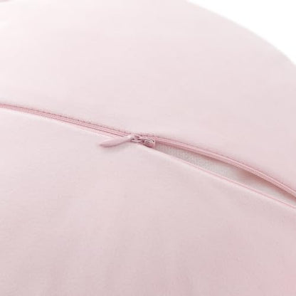 OiseauVoler 3D Peony Flower Decorative Throw Pillow with Insert Included | Handmade Cute Round Pillow Cushion Aesthetic for Couch Bed Home Decor Red Gradient 12 Inch