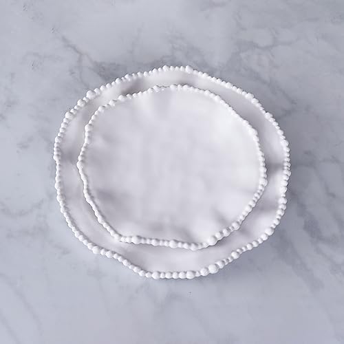 VIDA Alegria 9 Salad Plate (White) - style: Modern