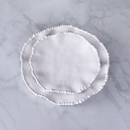 VIDA Alegria 9 Salad Plate (White) - style: Modern