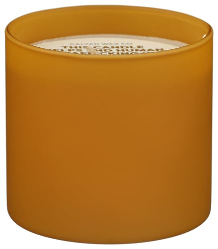 Dignity Series Vetiver & Tonka Scented Candle - 35 Hour Burn | Made in the USA Luxury Clean Soy Wax Candles - Long Lasting Matte Gold Glass Jar Candle for Home - 1 Wick - 5.3oz - color: Vetiver + Tonka