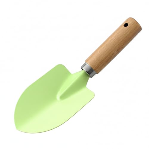 3-Piece Mini Garden Tool Set with Beech Wood Handles and Iron Heads for Indoor Plants, Succulents, and Small Pots - size: 11.02 x 3.54 x 1.18 in