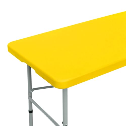 NEWISHER Fitted Rectangle Tablecloth 20 x 30 Inch Elastic Table Cloth | Gold Stretch Spandex Table Cover, Washable Polyester Top Cap Cover, Tablecloth for Dining Picnic Camping Indoor and Outdoor - color: Gold, size: 30" x 20" (Rectangular)