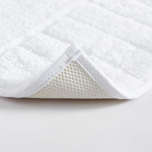 Nautica - Bath Rugs, Soft & Absorbent Plush Bath Mat with Skid Resistant Backing, Oeko-Tex Certified (Nautica Logo White, 2-Piece) - color: Nautica Logo White