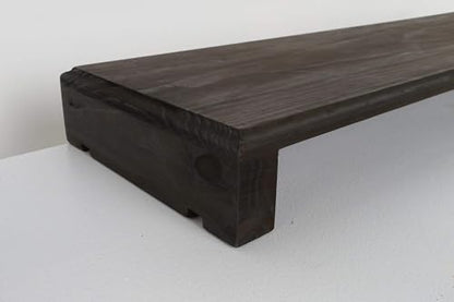Wine Rack Top Shelf 4 Dark Stain - color: Colour Options: Dark Stain - Bottle Width: 4