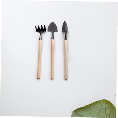 Homoyoyo 6 Sets Mini Garden Tools Kit – 18pcs Small Metal Hand Tools for Indoor Gardening, Flower Planting, Soil Digging, Transplanting, and Succulent Care