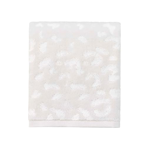 Nicole Miller - Washcloths, Soft & Absorbent Cotton Towels, Dorm Room Essentials, Set of 4 (Celina Collection, Cream) - size: 4pc Washcloths
