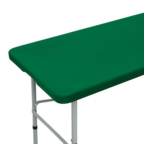 NEWISHER Fitted Rectangle Tablecloth 20 x 30 Inch Elastic Table Cloth - color: Green, size: 30" x 20" (Rectangular)