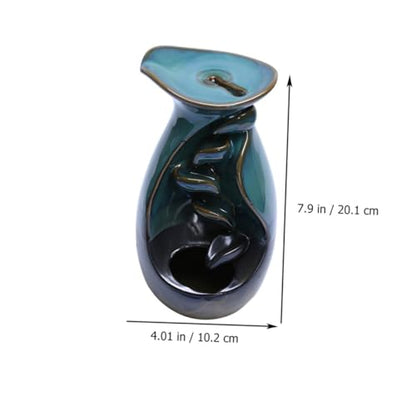 Backflow Incense Burner Holder Aromatherapy Incense Censer Decorative Home Fragrance Accessory for Meditation and Relaxation