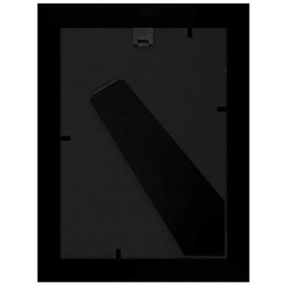 Americanflat 4x6 Picture Frame with Shatter-Resistant Glass - Set of 2 - Signature Collection - Gallery-Style Frames Made of Engineered Wood - Picture Frames for Tabletop and Wall Display - Black | Shatter-resistant glass, wall or tabletop display with in