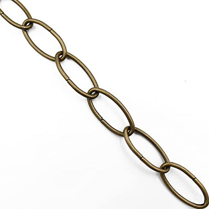 Blue Donuts Chain Extension in Powder Coated Bronze, 36 inches Long, Strong Hold - color: Bronze