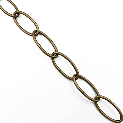 Blue Donuts Chain Extension in Powder Coated Bronze, 36 inches Long, Strong Hold - color: Bronze