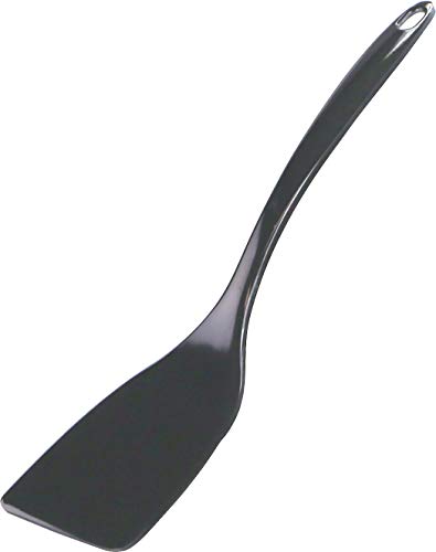 Spatula, Turner for Non-stick pans, Heat Resistant, BPA Free Melamine Utensil with Ergonomic Handle, 11 inch, Set of 6 by Reston Lloyd, charcoal - color: Charcoal, size: 100% Melamine Spatula, Set of 6