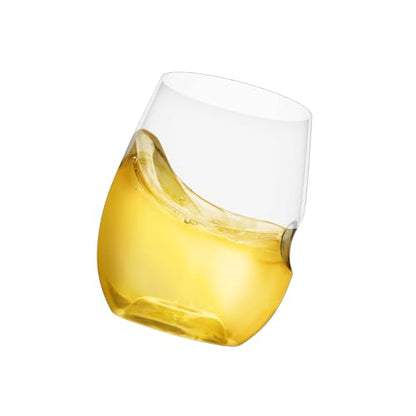 GOVINO Unbreakable Plastic Wine Glasses - Stemless Shatterproof Tritan Glassware, Fancy Cups That Look Like Glass, 12oz, Set of 2 - size: 2 COUNT