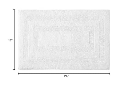 Nautica - Bath Rugs, Reversible Tufted Cotton Bath Mat, Soft & Absorbent, Oeko-Tex Certified (Micellar Solid White, 2-Piece) - color: White
