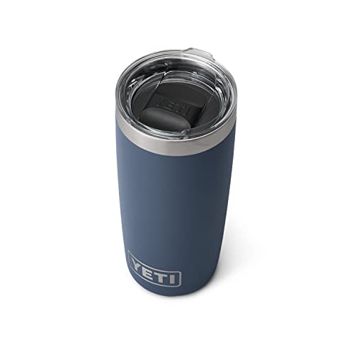 YETI Rambler 10 oz Tumbler, Stainless Steel, Vacuum Insulated with MagSlider Lid, Navy - color: Navy