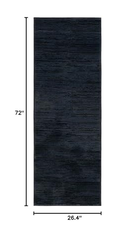SAFAVIEH Vision Collection Runner Rug - 2'2" x 6', Black, Modern Ombre Design, Non-Shedding & Easy to Clean, Ideal for Entryway, Foyer, Bedroom (VSN606Z) - color: Black, size: 2'2" x 6' (Runner)