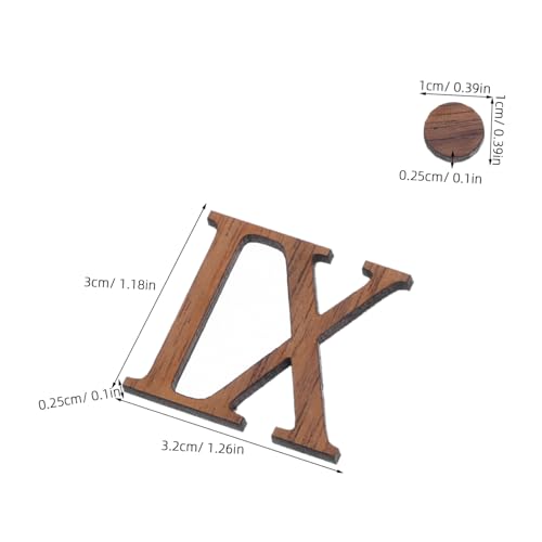 KALLORY Modern Minimalist Wall Clock with Silent Mechanism Solid Wood Design Featuring Roman Numerals for Living Room Bedroom and Office Decor