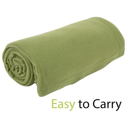 50x60 Throw Blankets, Ultra Soft Hypoallergenic Fleece Fall Throw Blanket for Livingroom, Couch, Chair, Bed, Fern Green - color: Fern Green