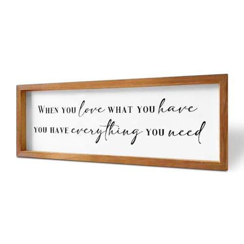 Inspirational Quotes Rustic Country Family Sign Decorative Wooden Framed Sign Positive Affirmations Housewarming Gifts Motivational Farmhouse Wall Decor Home Office Bedroom Study Room Decoration - color: White876