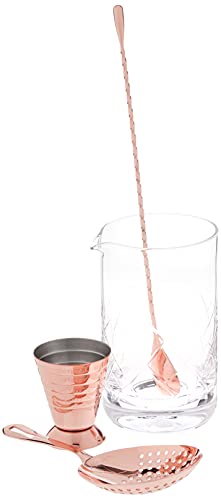 Barfly Classic Cocktail Stirring Set, Copper - color: Copper