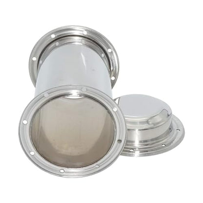 Stainless Steel Time Capsule Kit Engraved Keepsake Box with 50pcs Time Capsule Cards for Letters to The Future, Wedding, Anniversary, Birthday, Graduation Gift (Time Capsule Box+50pcs Cards)