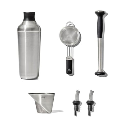 OXO Steel 6-Piece Barware Set | Product only