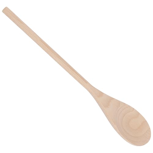 KEILEOHO 12PCS 12 Inch Wooden Spoons for Cooking, Long Handle Wooden Mixing Spoon, Wooden Kitchen Utensil for Cooking, Kitchen Stirring and Crafting
