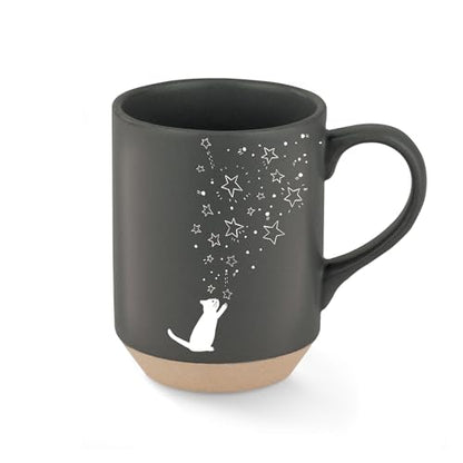 Fringe Studio "CELESTIAL CAT" Stoneware New York Mug, PetShop Collection (429073) - color: Celestial Cat