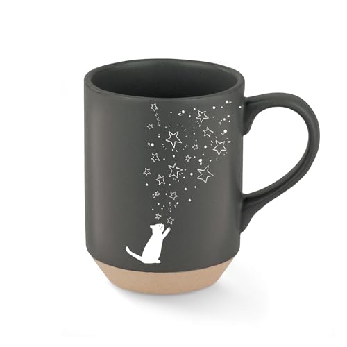 Fringe Studio "CELESTIAL CAT" Stoneware New York Mug, PetShop Collection (429073) - color: Celestial Cat