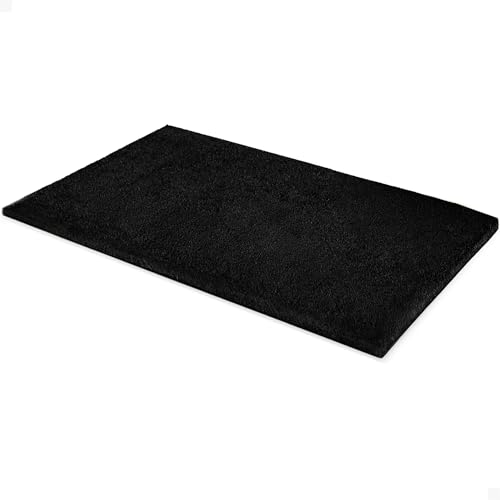 Blank Door Mat - Welcome Mat for Front Door with Non-Slip Backing - Durable Coir Doormat - Perfect for Outside Entrance and Entryway Matt - Outdoor/Indoor - Black - 17" x 30" - color: Black