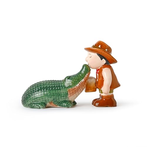 Salt Pepper Shakers Animals (Crocodile) - color: Crocodile