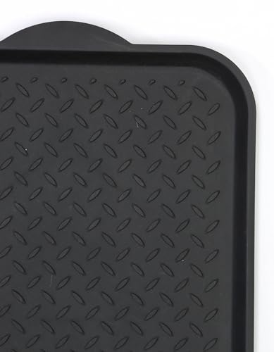 Diamond Boot Tray, 15" x 29", Black