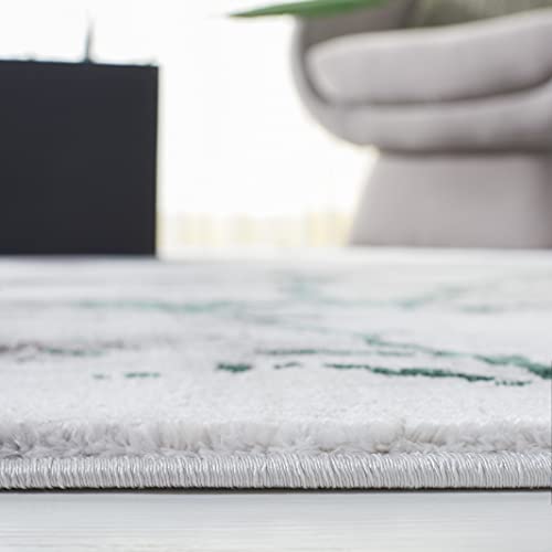 SAFAVIEH Craft Collection Accent Rug - 2'3" x 4', Grey & Green, Modern Abstract Design, Non-Shedding & Easy Care, Ideal for High Traffic Areas in Entryway, Living Room, Bedroom (CFT877Y) - color: Grey/Green, size: 2'3" x 4' (Rectangular)