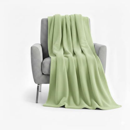 50x60 Throw Blankets, Ultra Soft Hypoallergenic Fleece Fall Throw Blanket for Livingroom, Couch, Chair, Bed, Fern Green - color: Fern Green