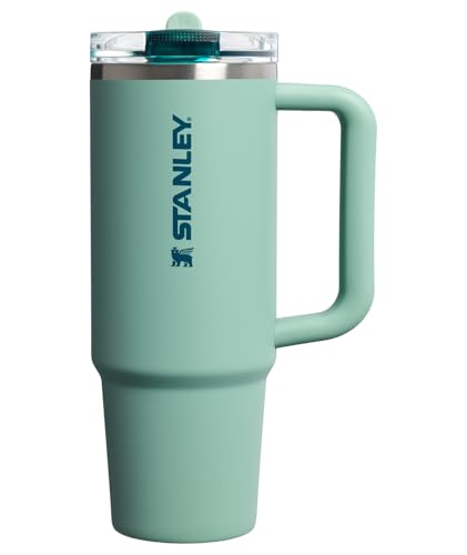 STANLEY Quencher ProTour Flipstraw Tumbler, 30 oz, Spring Green | Built-In Straw & Handle | Cupholder Compatible for Travel | Leakproof Insulated Stainless Steel Cup | BPA-Free - color: Spring Green, size: 30 Ounces