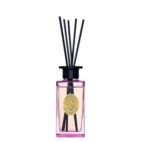 M&SENSE 6.3 oz Large Reed Diffuser Set | Ginger & Ylang Ylang Scent Oil Diffuser with Sticks | Hotel Collection Non-Toxic Essential Oil |for Bedroom Bathroom Living Room - color: Ginger & Ylang Ylang, size: 180ml