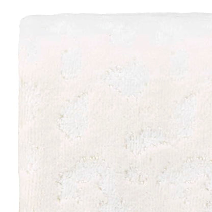 Nicole Miller - Washcloths, Soft & Absorbent Cotton Towels, Dorm Room Essentials, Set of 4 (Celina Collection, Cream) - size: 4pc Washcloths