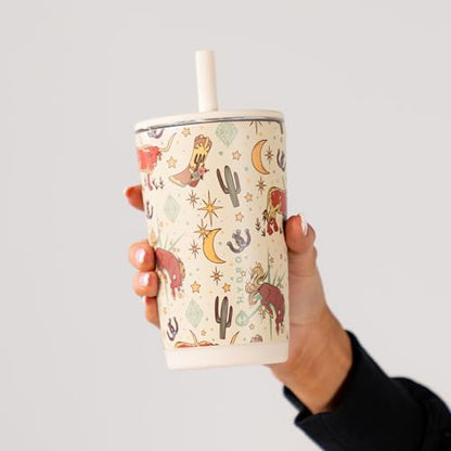 HydroJug Everyday Tumbler 14 oz, Ceramic-Lined Straw Cup, Rodeo - color: Rodeo, size: 14 Ounces