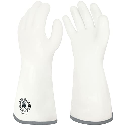 Silicone Oven Gloves, Heat Resistant Kitchen Oven Mitts, 1 Pair (7) | Food Grade, Waterproof, Easy Clean, Great for Baking, Kitchen Cooking, Grilling, Smoking, Frying, BBQ - color: White Standard, size: 7/S
