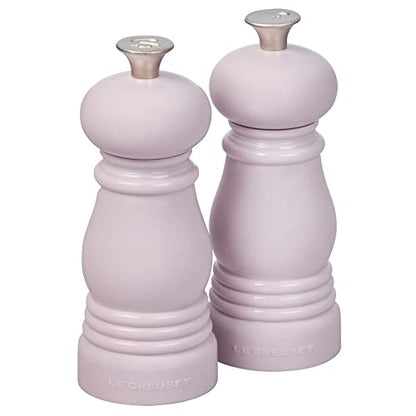 Le Creuset Petite Salt and Pepper Mill Set, 5" each, Shallot - color: Shallot, size: Small