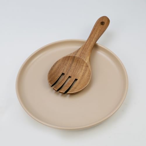 MY MIRONEY 2PCS Acacia Salad Forks | Wooden Salad Server 7.48" Wood Claws for Serving, Mixing, Cooking