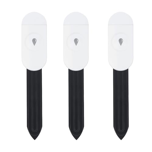 Haozee Intelligent Soil Moisture Sensor, 3 Pack, Zigbee Hub Required | Capacitive Sensor, Moisture/Temperature Meter for Garden Planting, Compatible with Home Assistant Zigbee2mqtt - color: 3 Pack