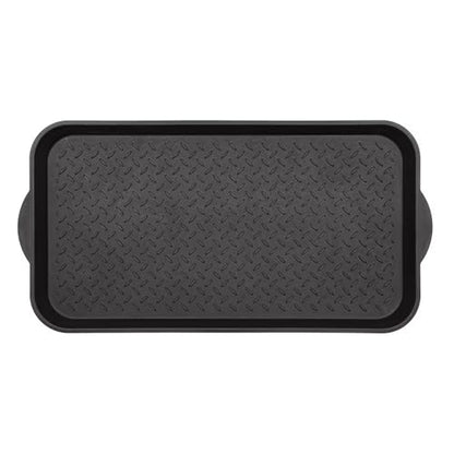 Diamond Boot Tray, 15" x 29", Black
