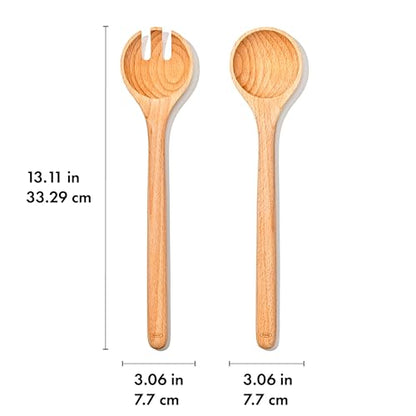 OXO Good Grips Beechwood Salad Servers – 2-Piece Set - style: Salad Servers