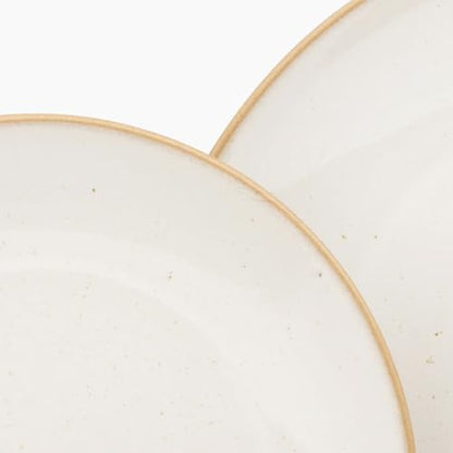 Larder & Vine Stoneware Dinnerware Set, 16 Piece, 4 Place Settings, Made in Portugal, Sand - color: Sand