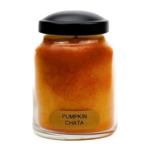 A Cheerful Giver - Pumpkin Chata - 6oz Baby Scented Candle Jar with Lid - Keepers of the Light - 30 Hours of Burn Time, Gift for Women, Orange - size: 6 oz, style: Pumpkin Chata