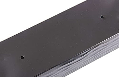 H Potter Succulent Planter Rectangular Plant Pot Flower Indoor Outdoor Window Box (Black Nickel Large) - color: Black Nickel Large