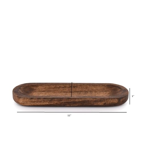 Incense Burner Stick Holder Ash Catcher Wooden Handmade Modern Gift Wood Home Decor Size (11" X 4" X 1")